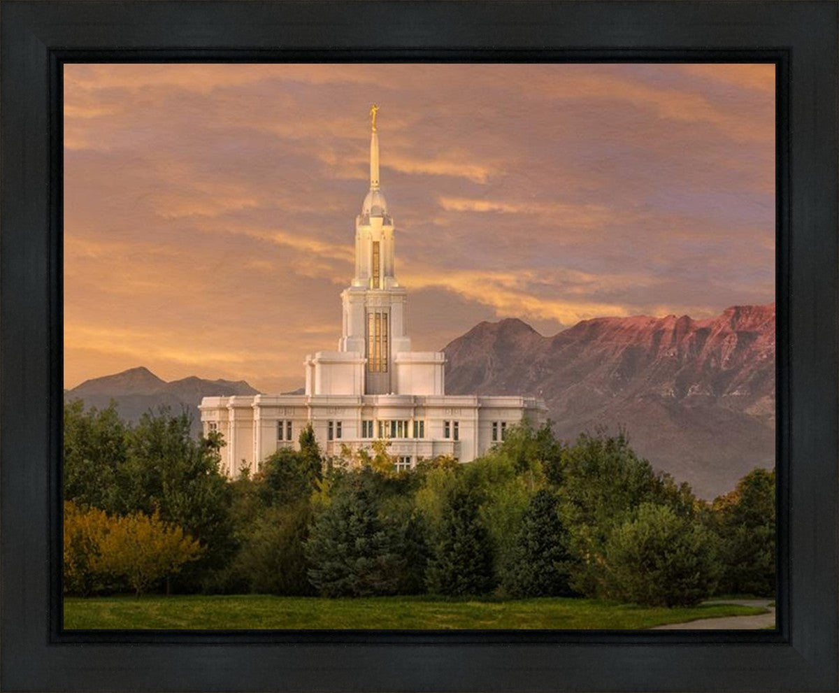 Payson Temple Golden Valley Gallery Wrap