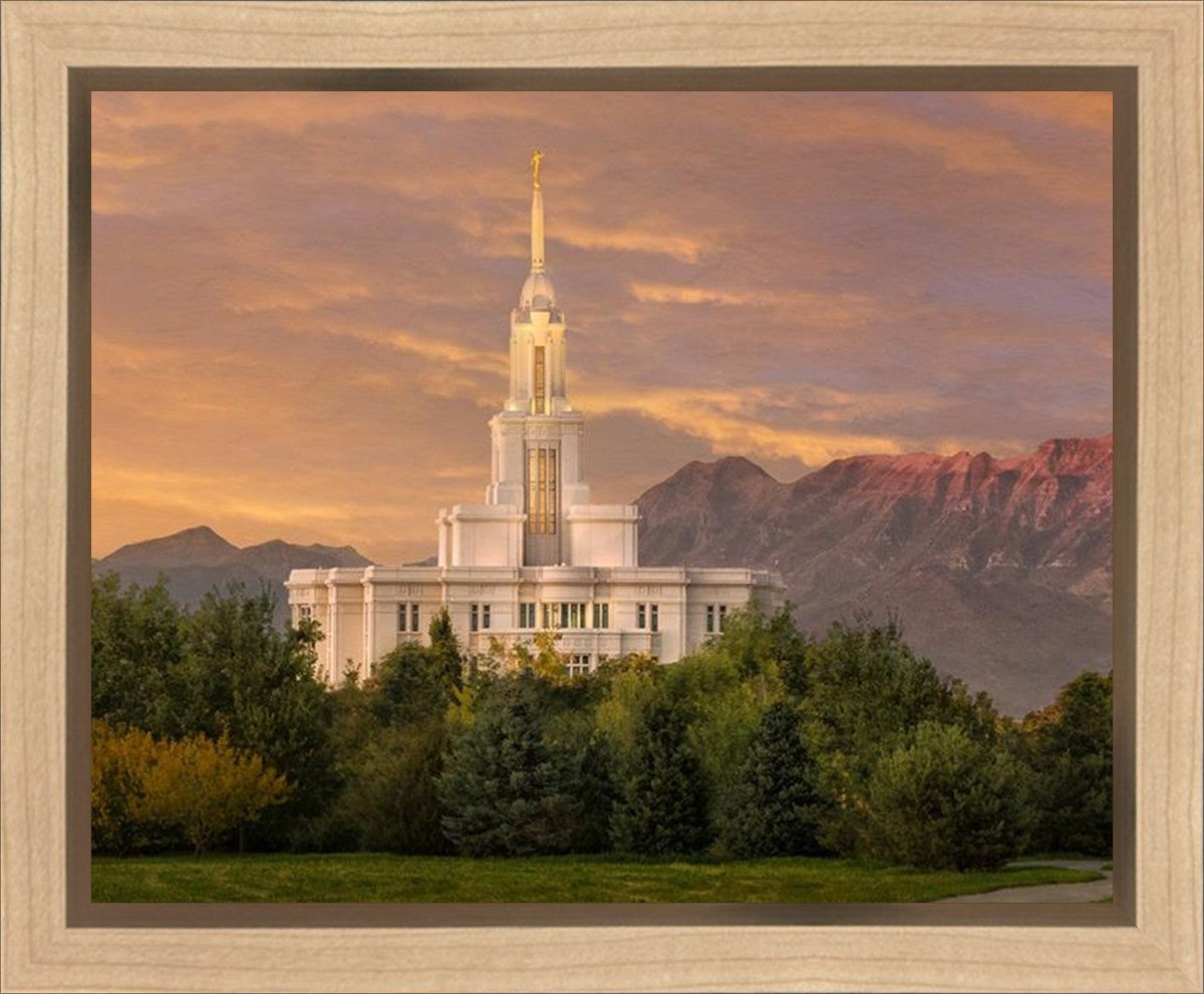 Payson Temple Golden Valley Gallery Wrap