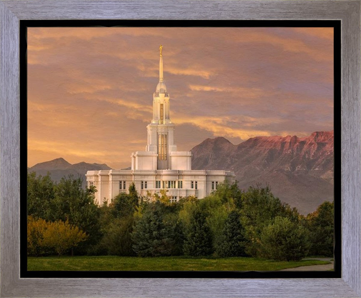 Payson Temple Golden Valley Gallery Wrap