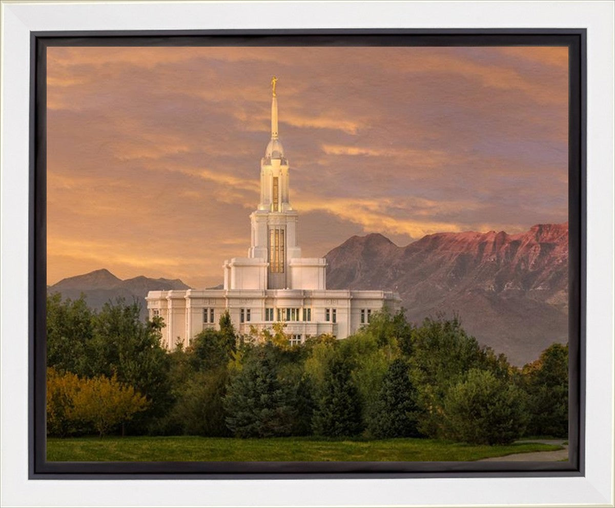 Payson Temple Golden Valley Gallery Wrap