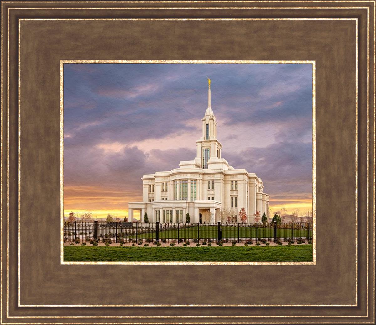 Payson Temple Storm Breaks