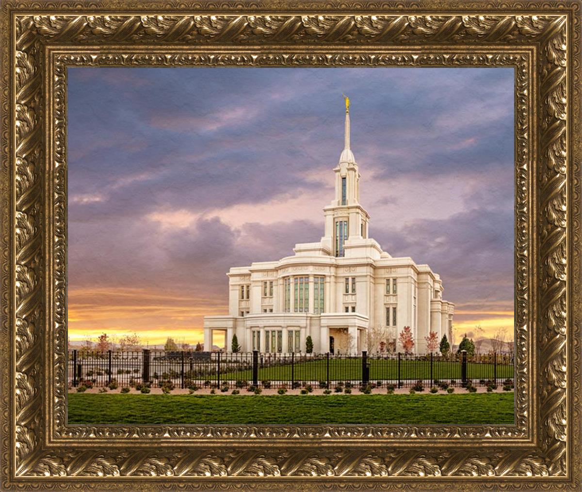 Payson Temple Storm Breaks