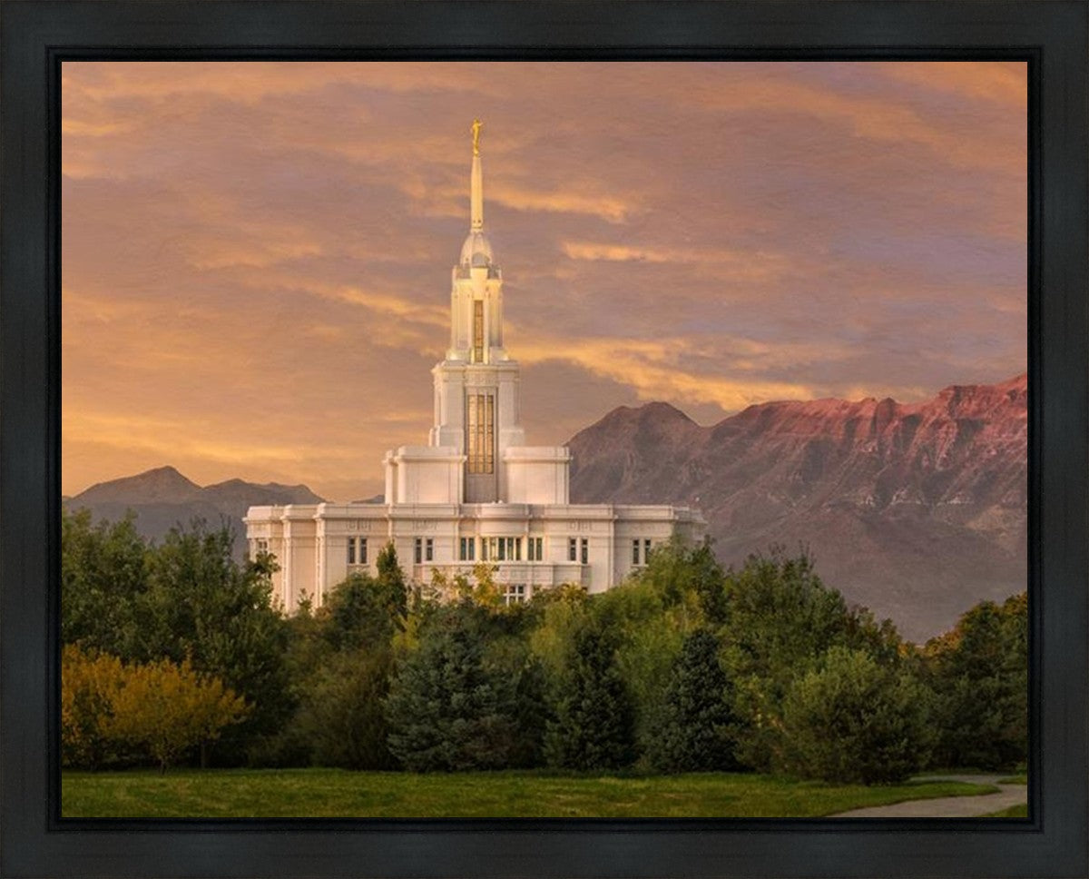 Payson Temple Golden Valley Gallery Wrap