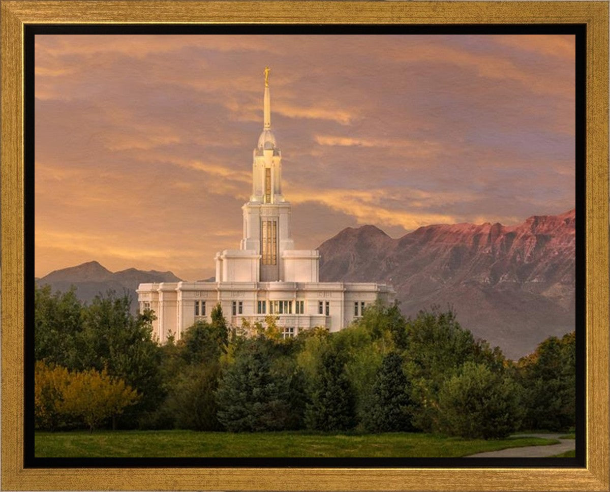 Payson Temple Golden Valley Gallery Wrap