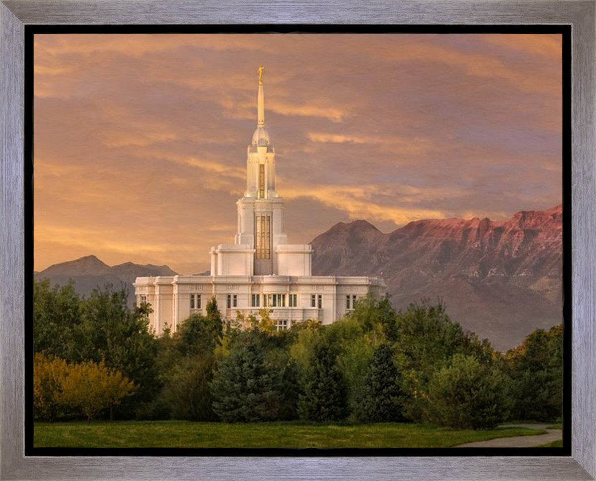 Payson Temple Golden Valley Gallery Wrap