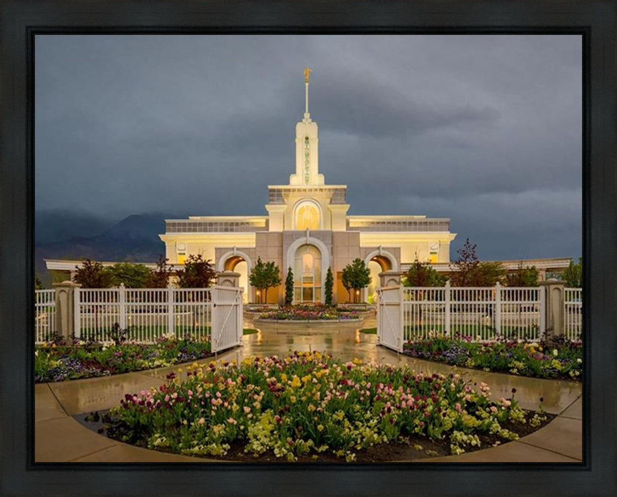 Mt. Timpanogos Evening Showers Gallery Wrap