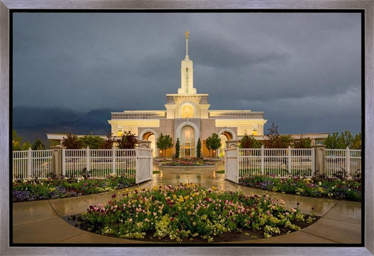 Mt. Timpanogos Evening Showers Gallery Wrap