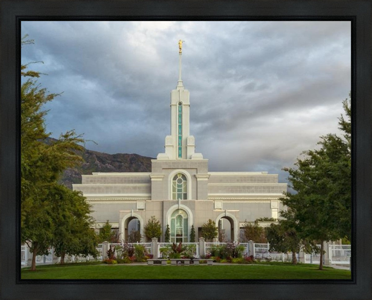 Mt. Timpanogos Summer Rain Gallery Wrap