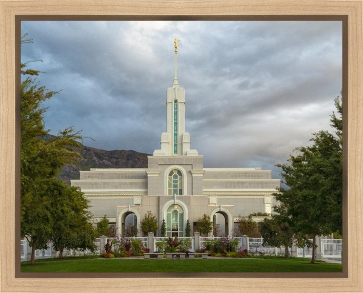 Mt. Timpanogos Summer Rain Gallery Wrap