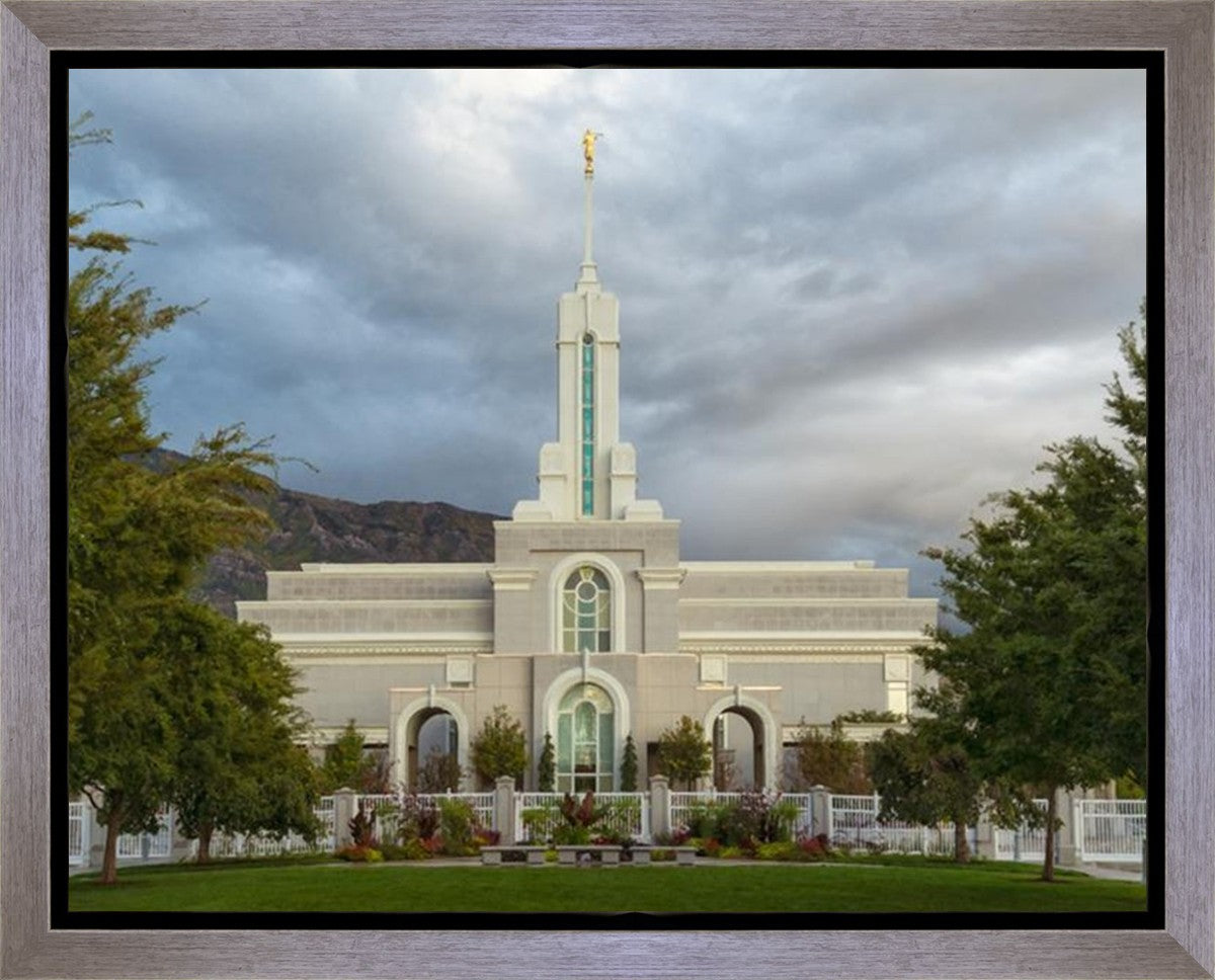 Mt. Timpanogos Summer Rain Gallery Wrap