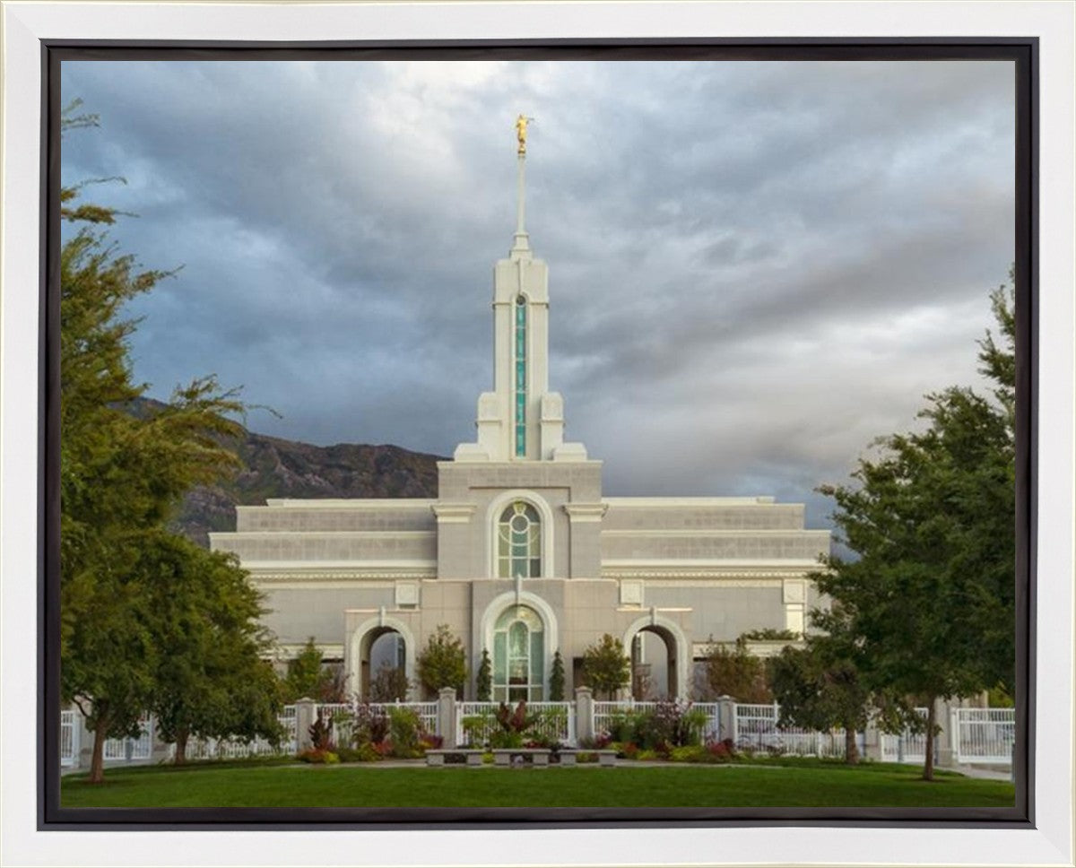Mt. Timpanogos Summer Rain Gallery Wrap