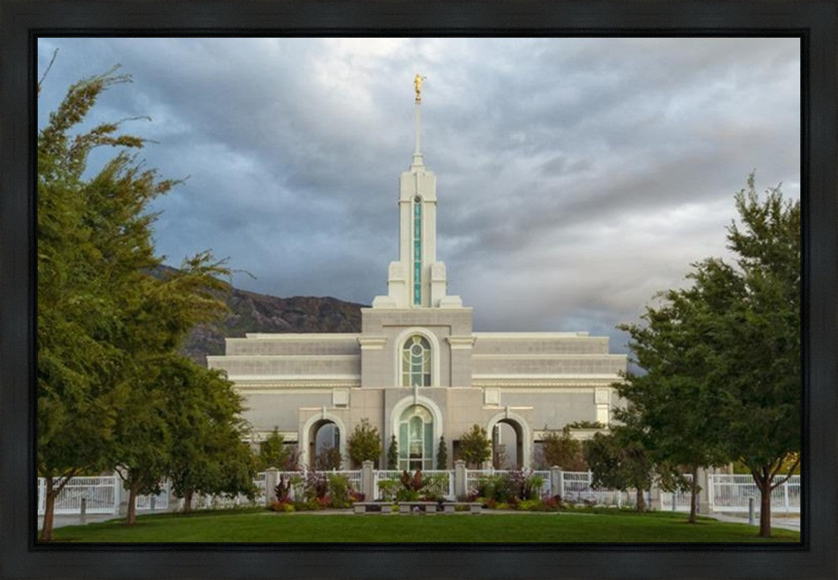 Mt. Timpanogos Summer Rain Gallery Wrap