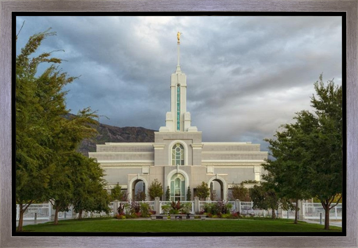 Mt. Timpanogos Summer Rain Gallery Wrap
