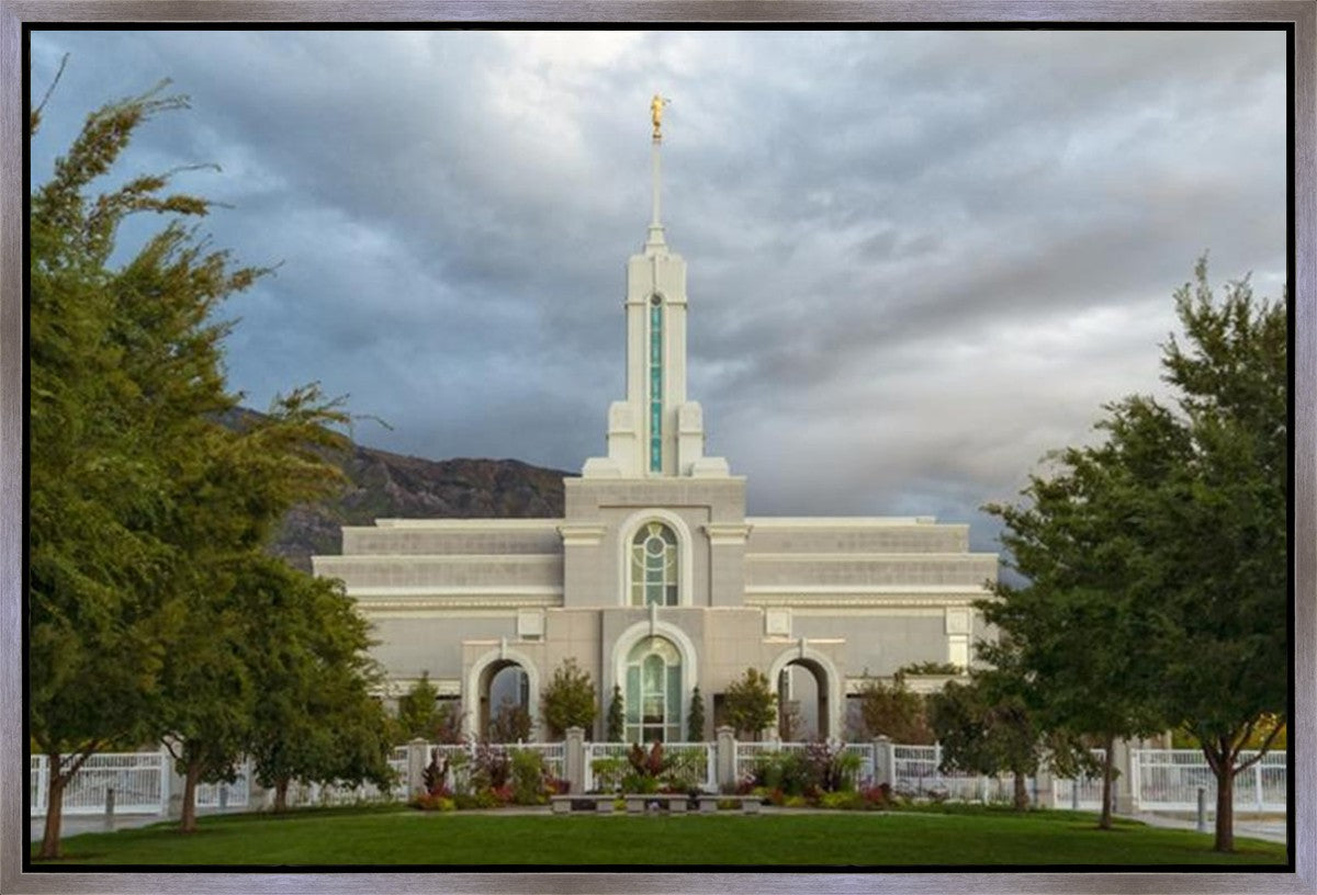 Mt. Timpanogos Summer Rain Gallery Wrap