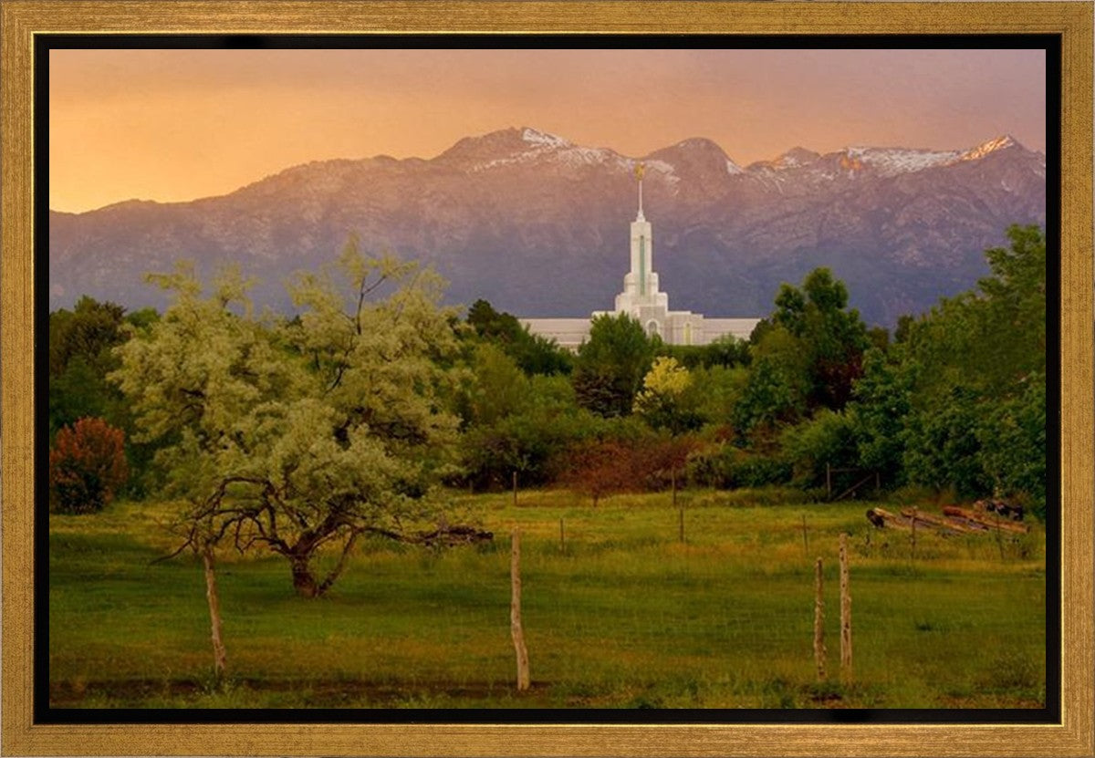 Timpanogos Mountain of the Lord Gallery Wrap