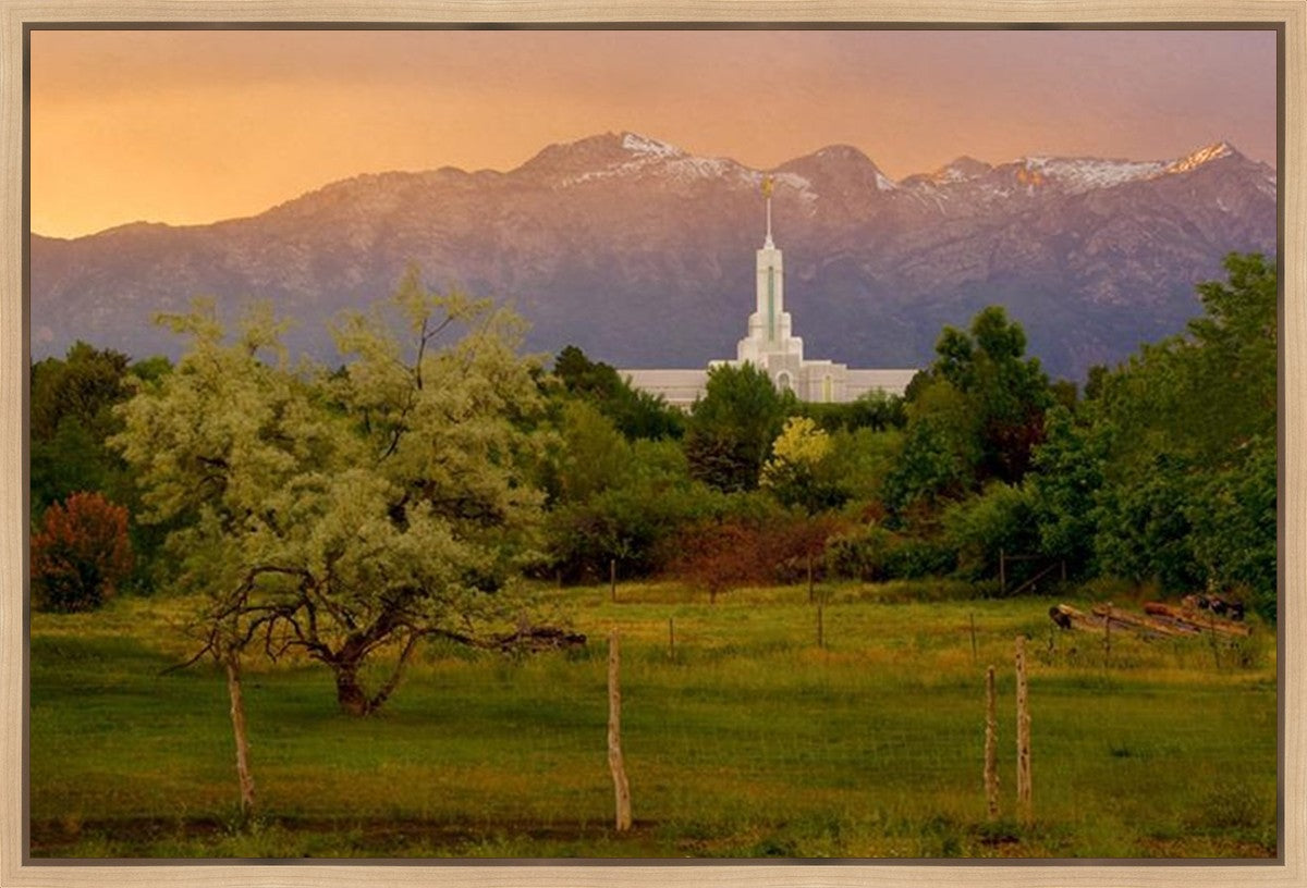 Timpanogos Mountain of the Lord Gallery Wrap