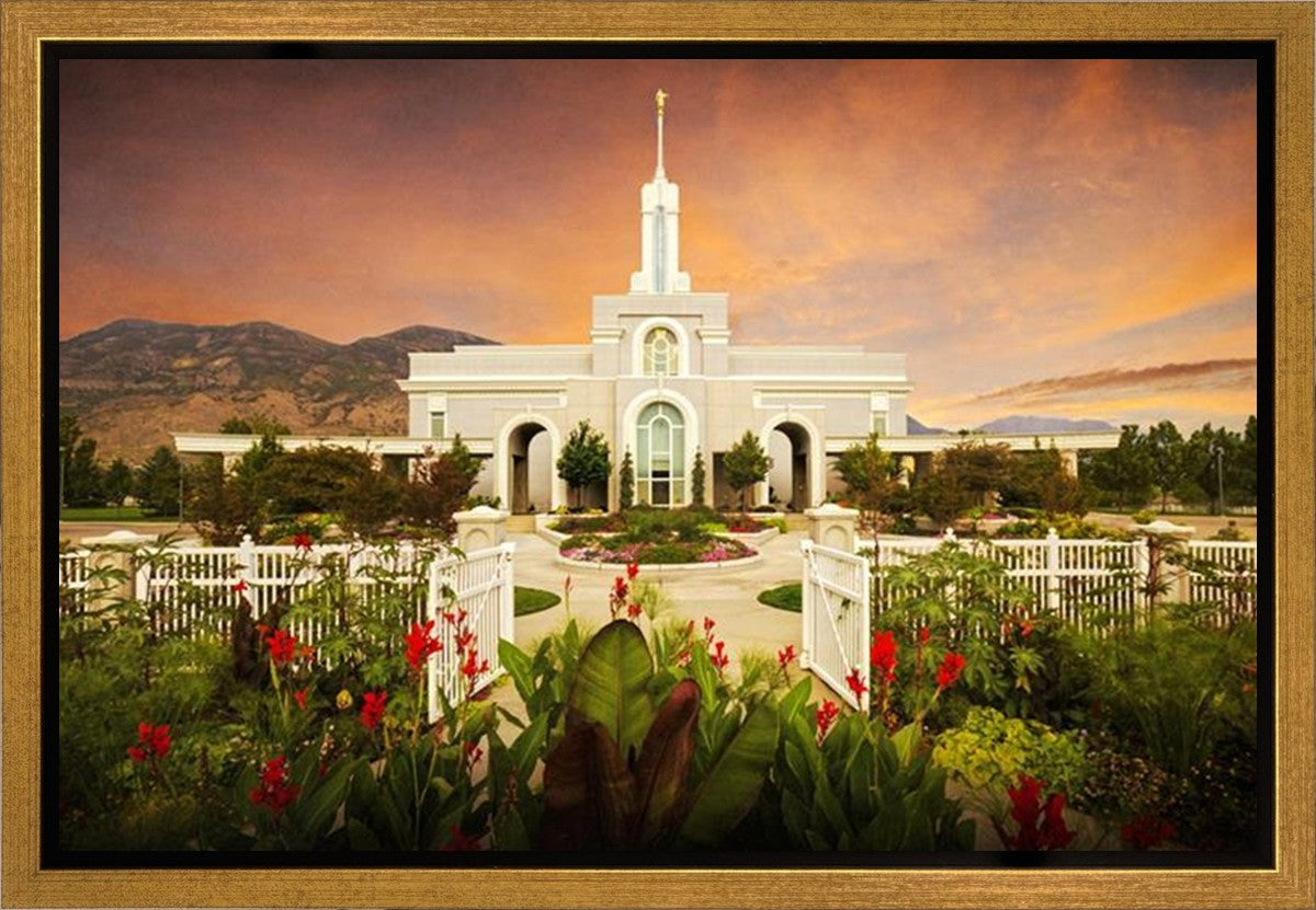 Mt. Timpanogos Summer Gates Gallery Wrap