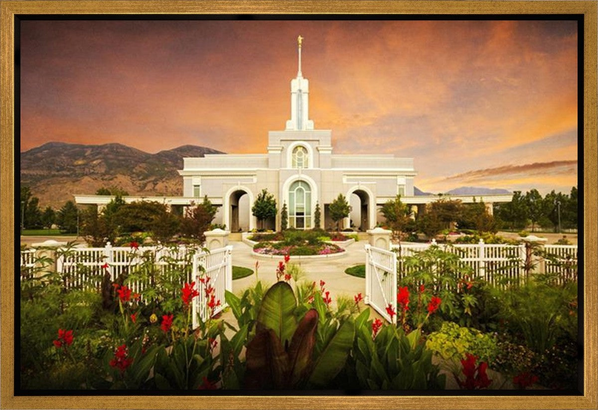 Mt. Timpanogos Summer Gates Gallery Wrap