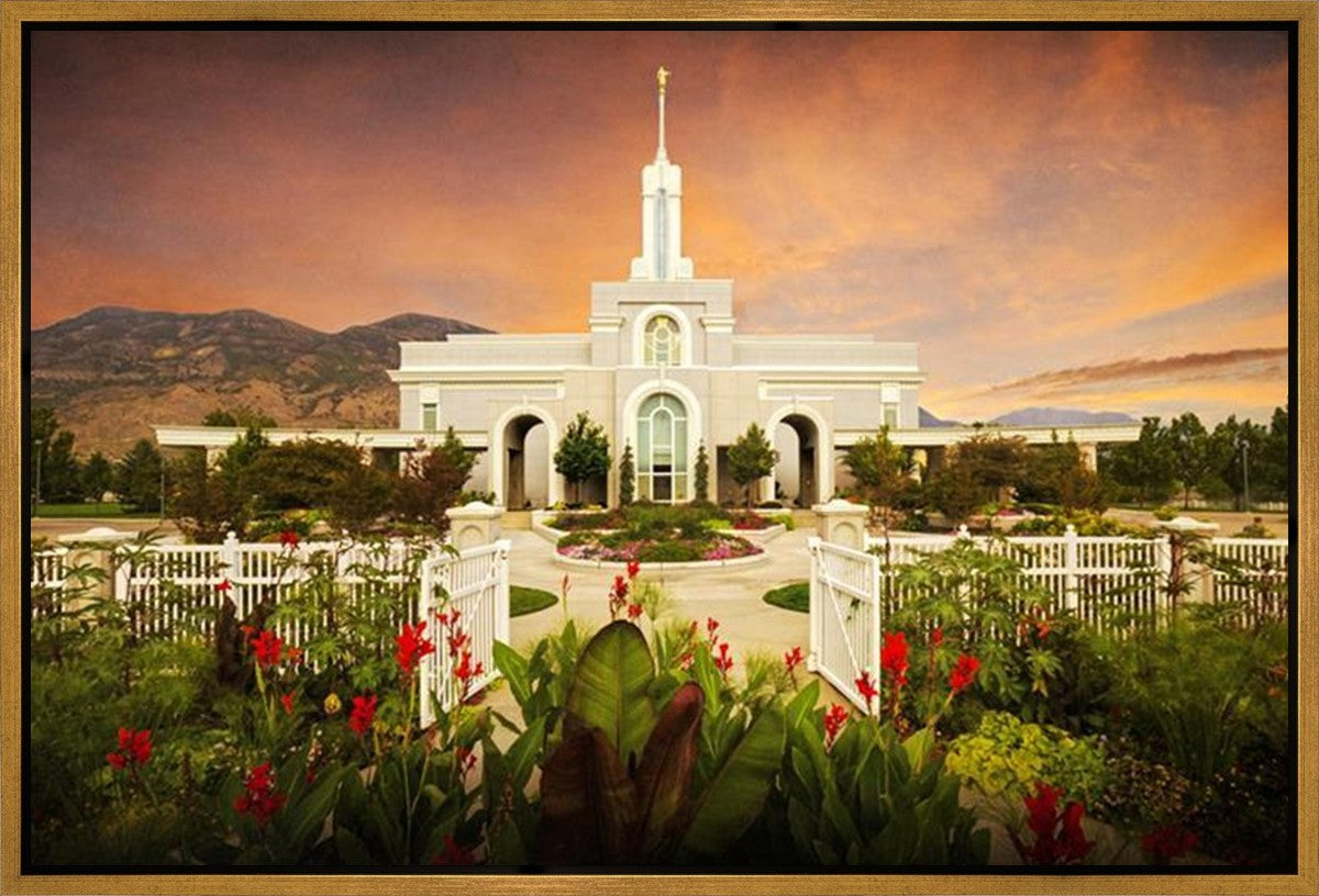 Mt. Timpanogos Summer Gates Gallery Wrap