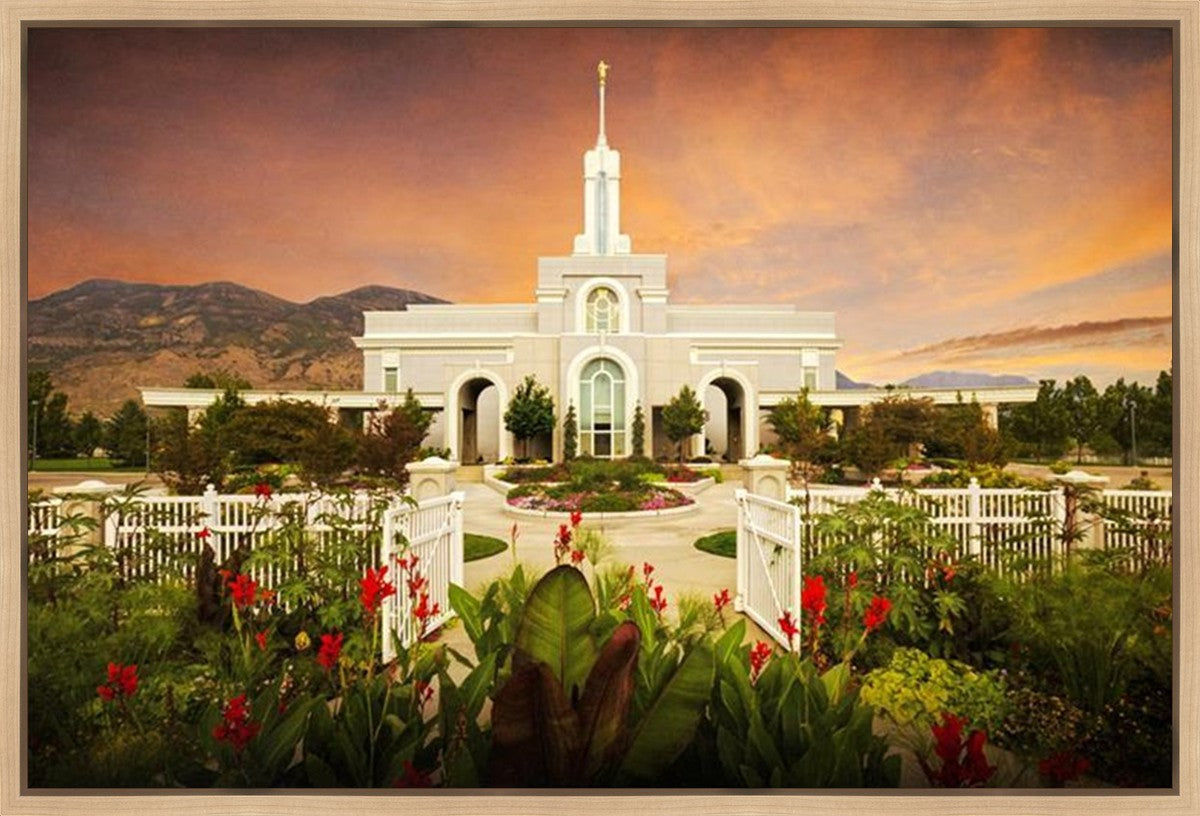 Mt. Timpanogos Summer Gates Gallery Wrap
