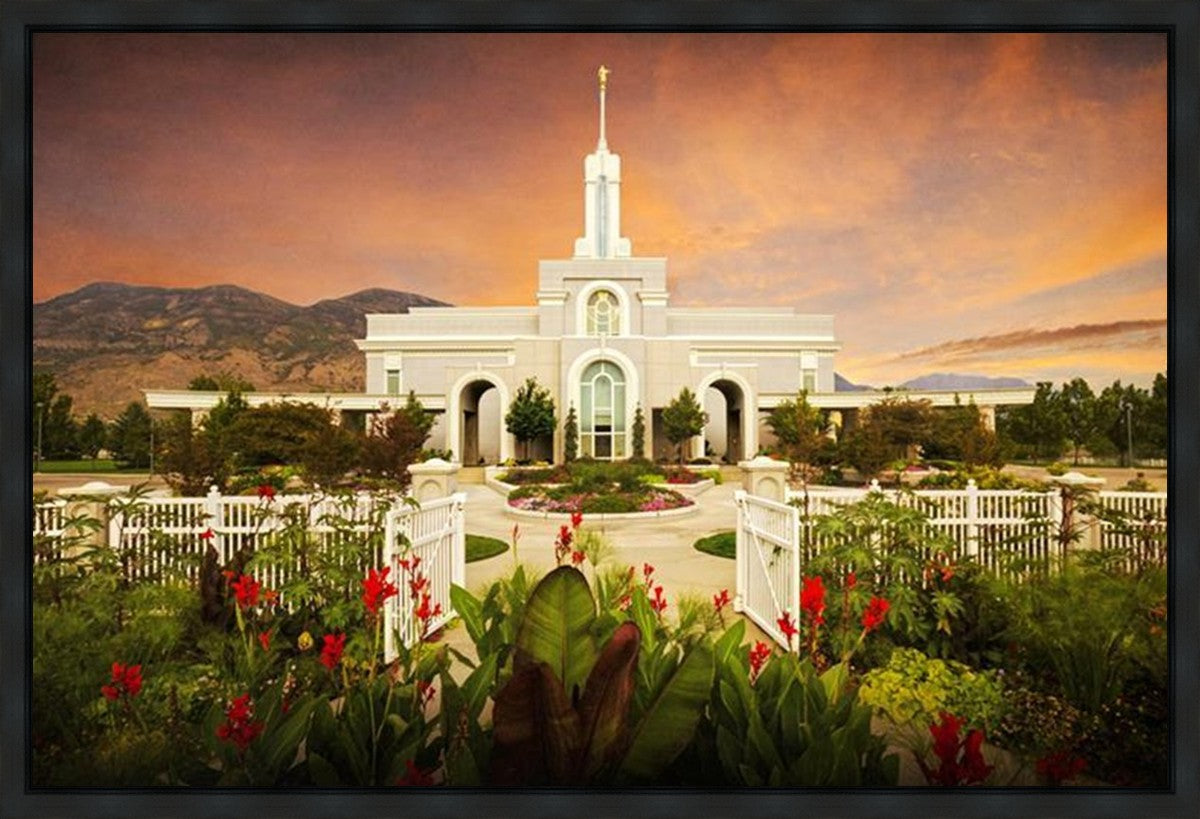 Mt. Timpanogos Summer Gates Gallery Wrap