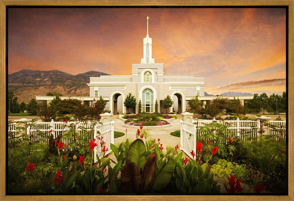 Mt. Timpanogos Summer Gates Gallery Wrap