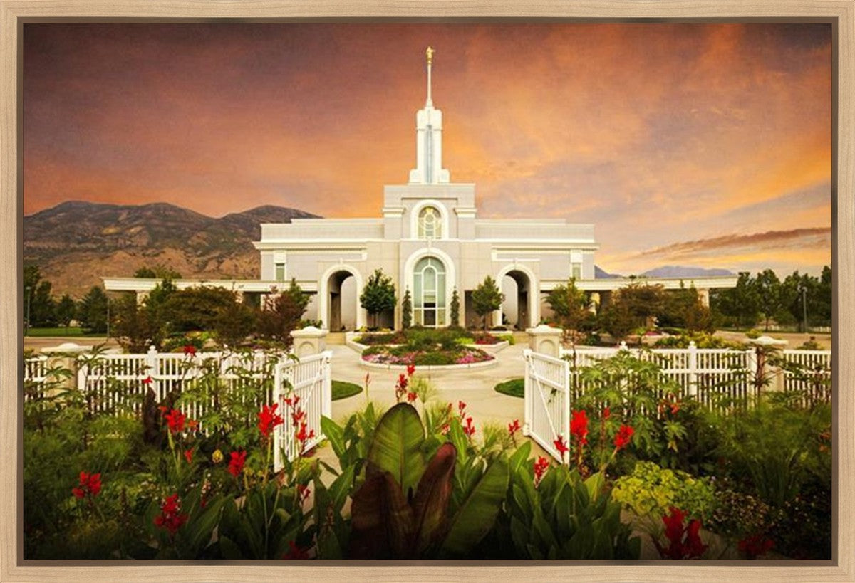 Mt. Timpanogos Summer Gates Gallery Wrap