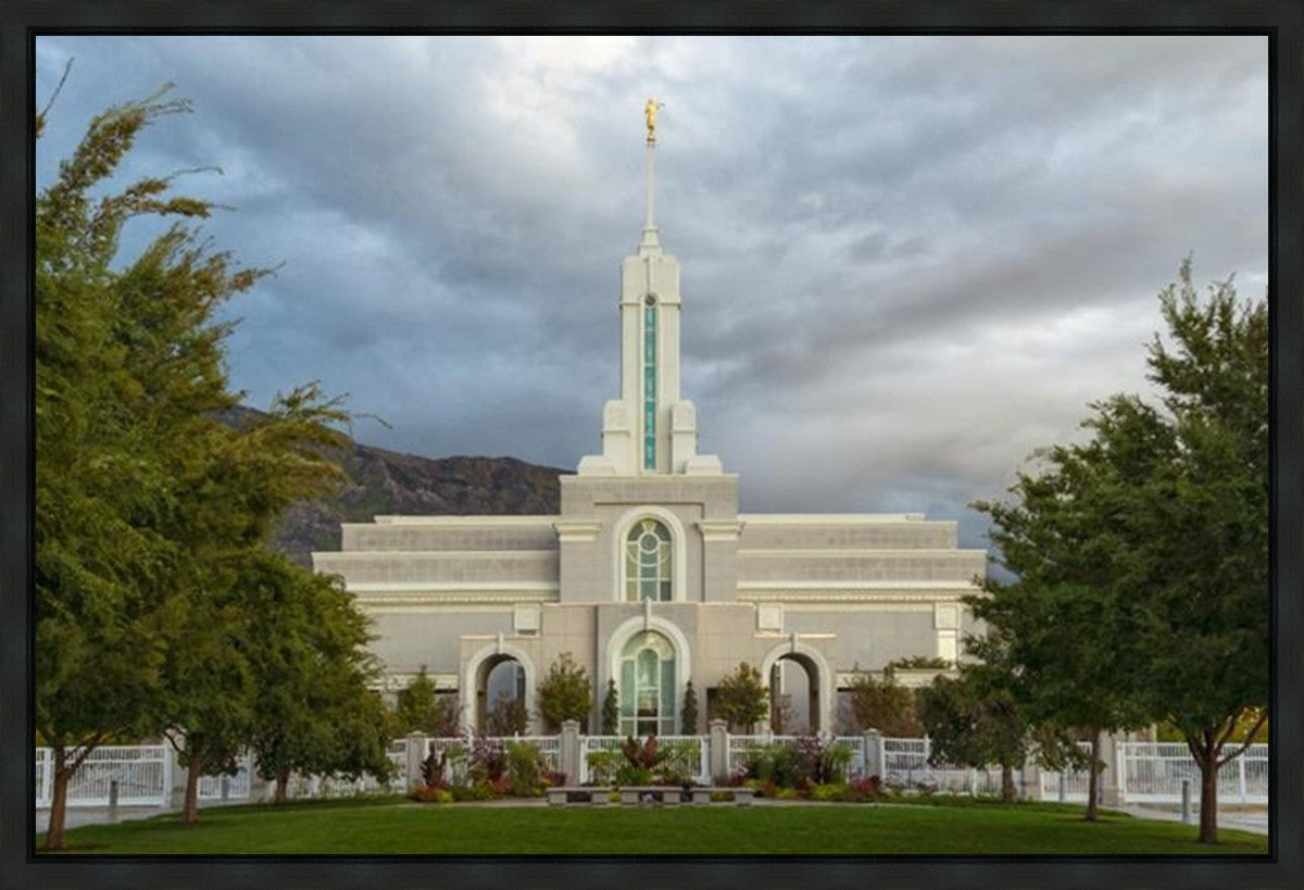 Mt. Timpanogos Summer Rain Gallery Wrap
