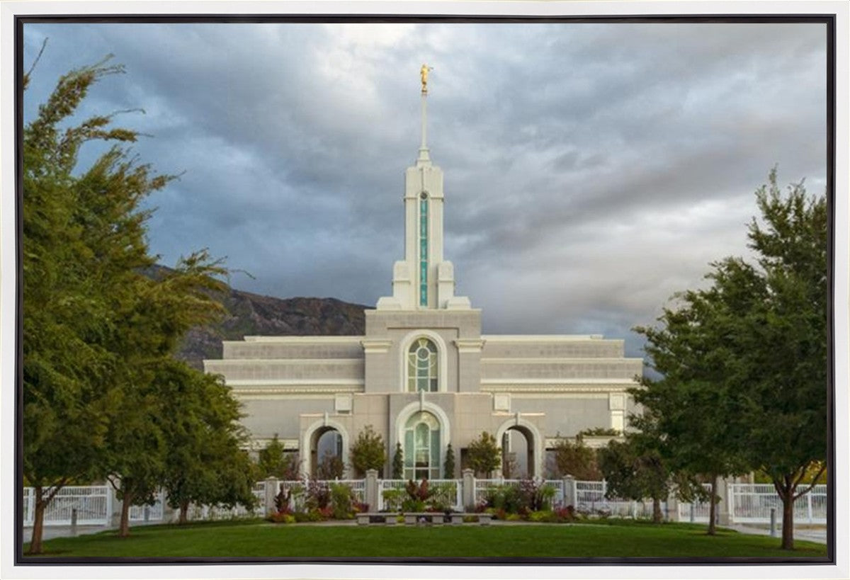 Mt. Timpanogos Summer Rain Gallery Wrap