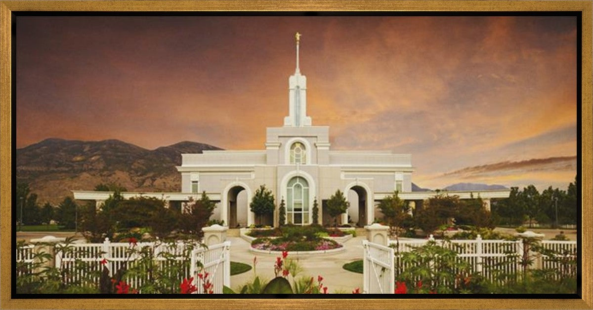 Mt. Timpanogos Summer Gates Gallery Wrap