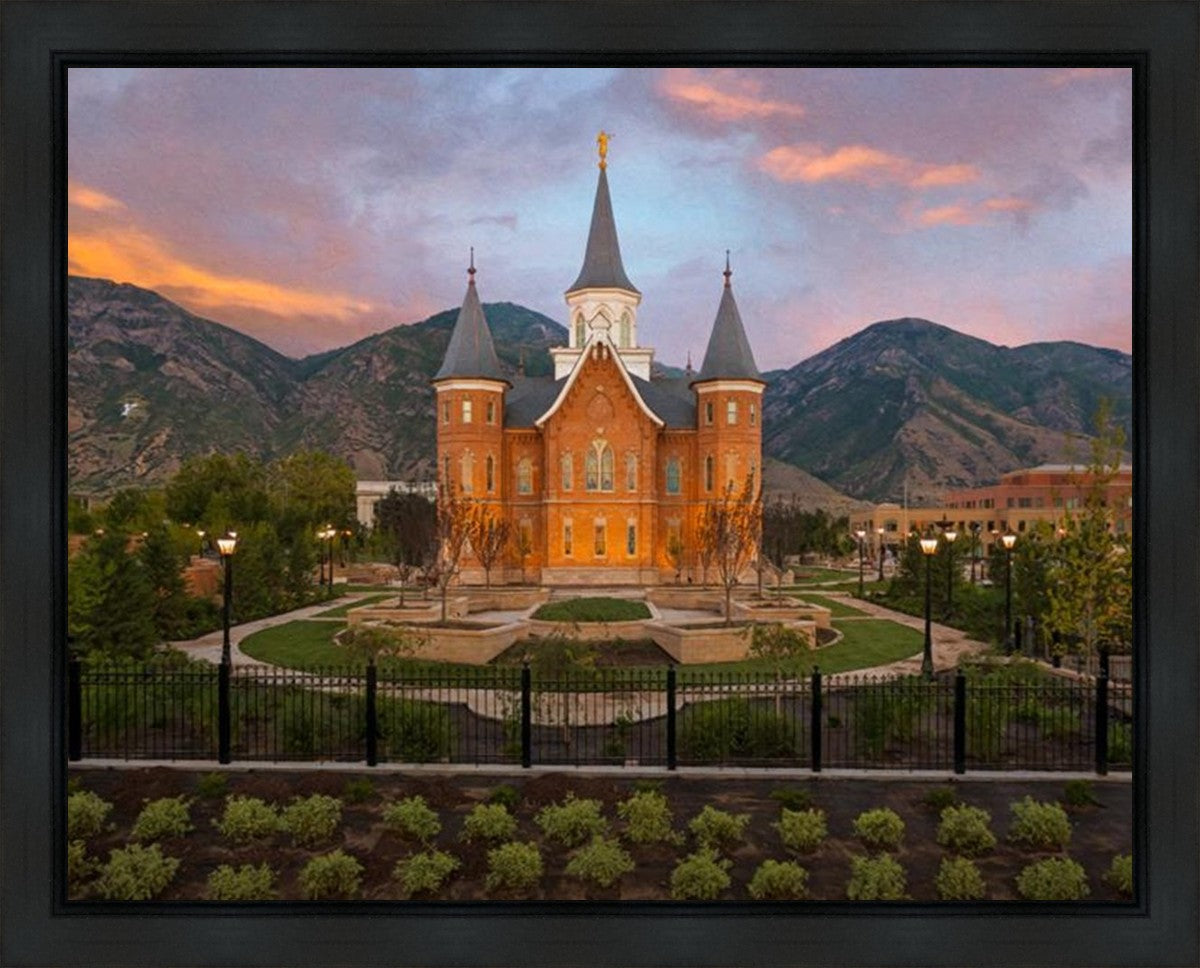 Provo CC Evening Glow Gallery Wrap