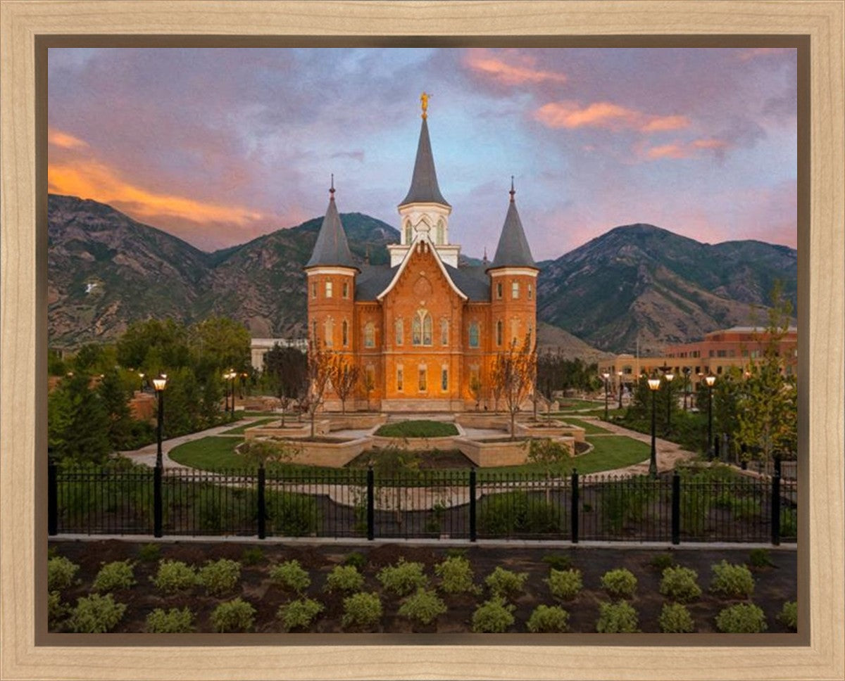 Provo CC Evening Glow Gallery Wrap