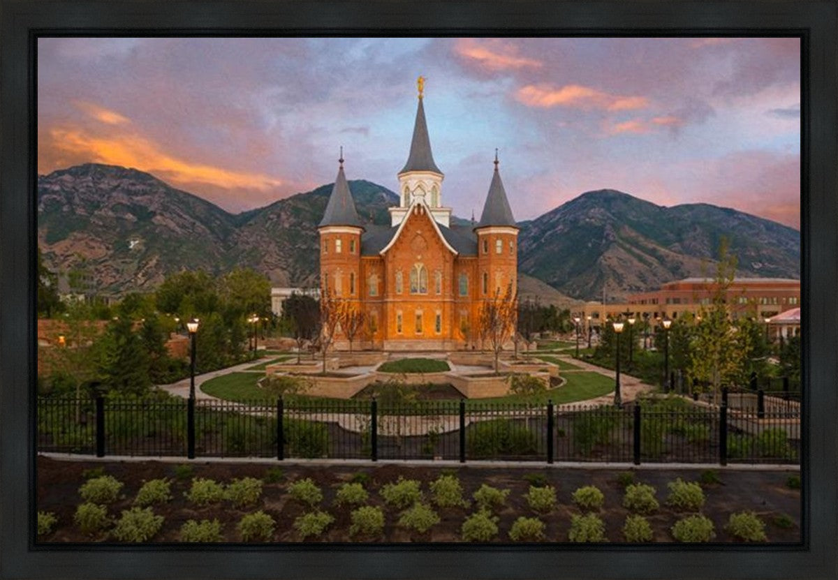 Provo CC Evening Glow Gallery Wrap
