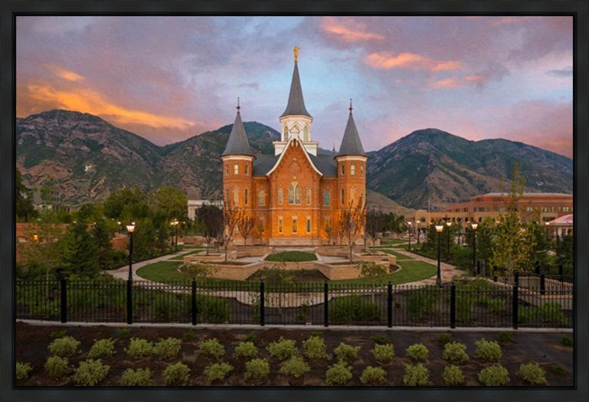 Provo CC Evening Glow Gallery Wrap