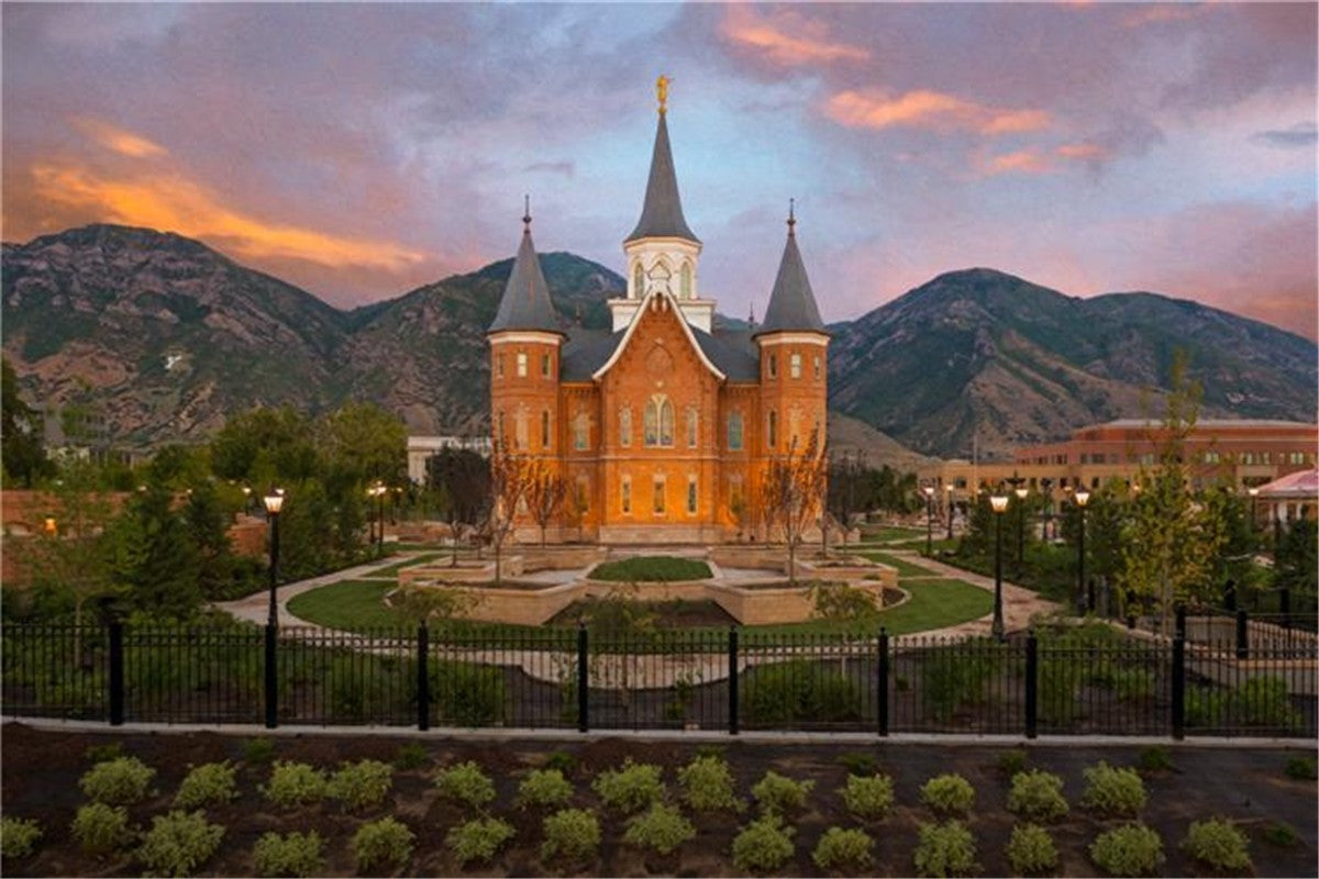 Provo CC Evening Glow Gallery Wrap