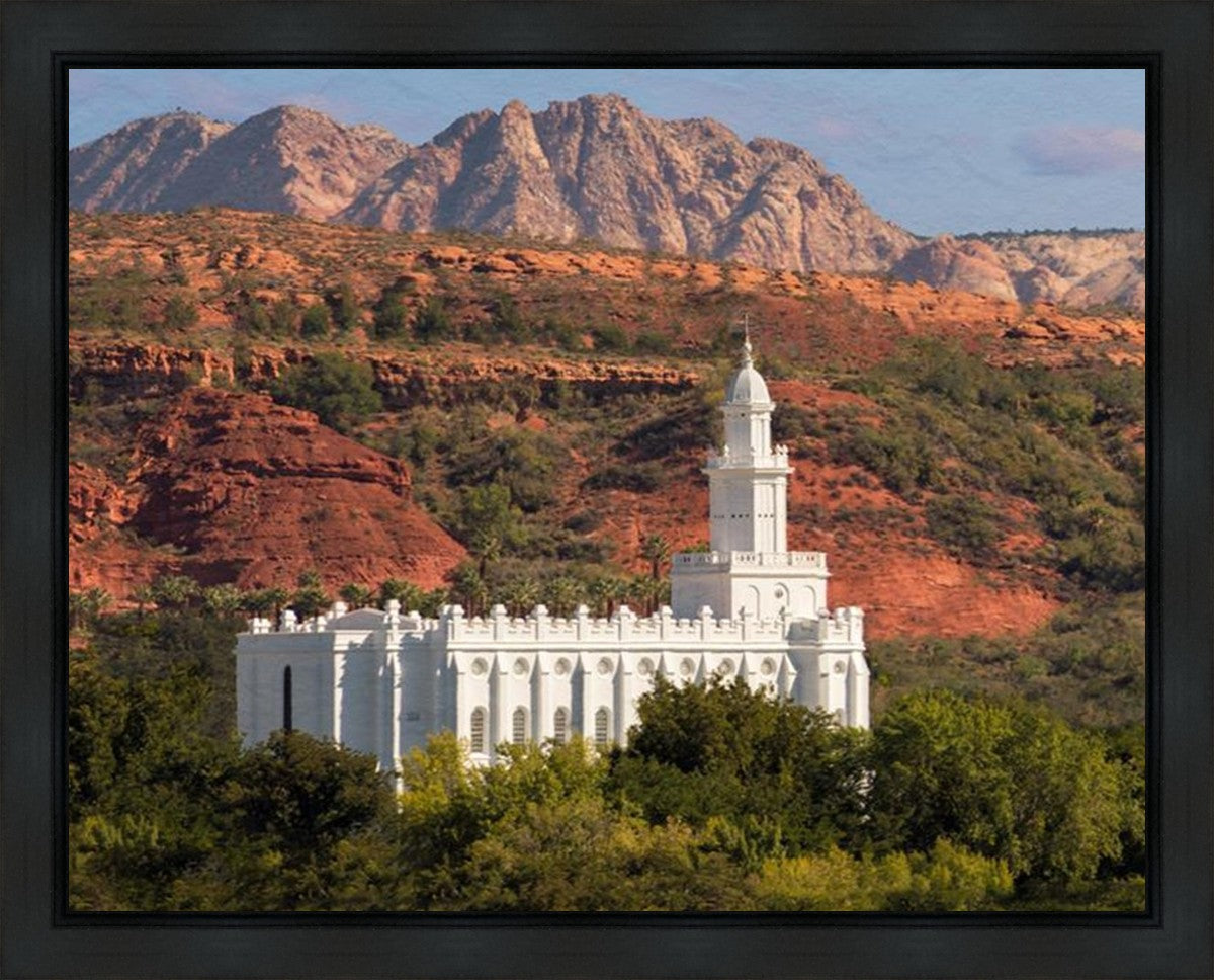 St George Red Cliffs Gallery Wrap