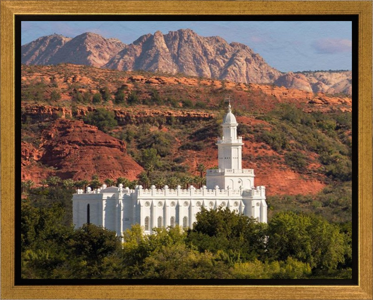 St George Red Cliffs Gallery Wrap