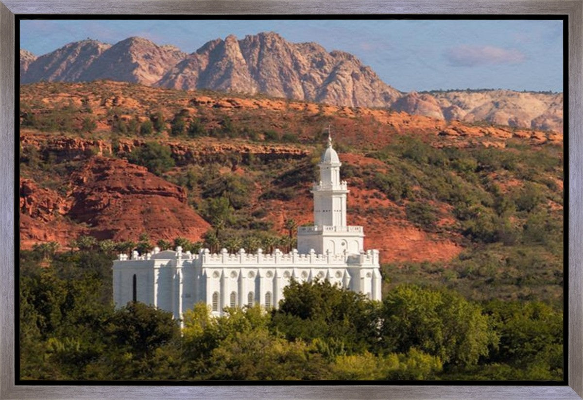 St George Red Cliffs Gallery Wrap