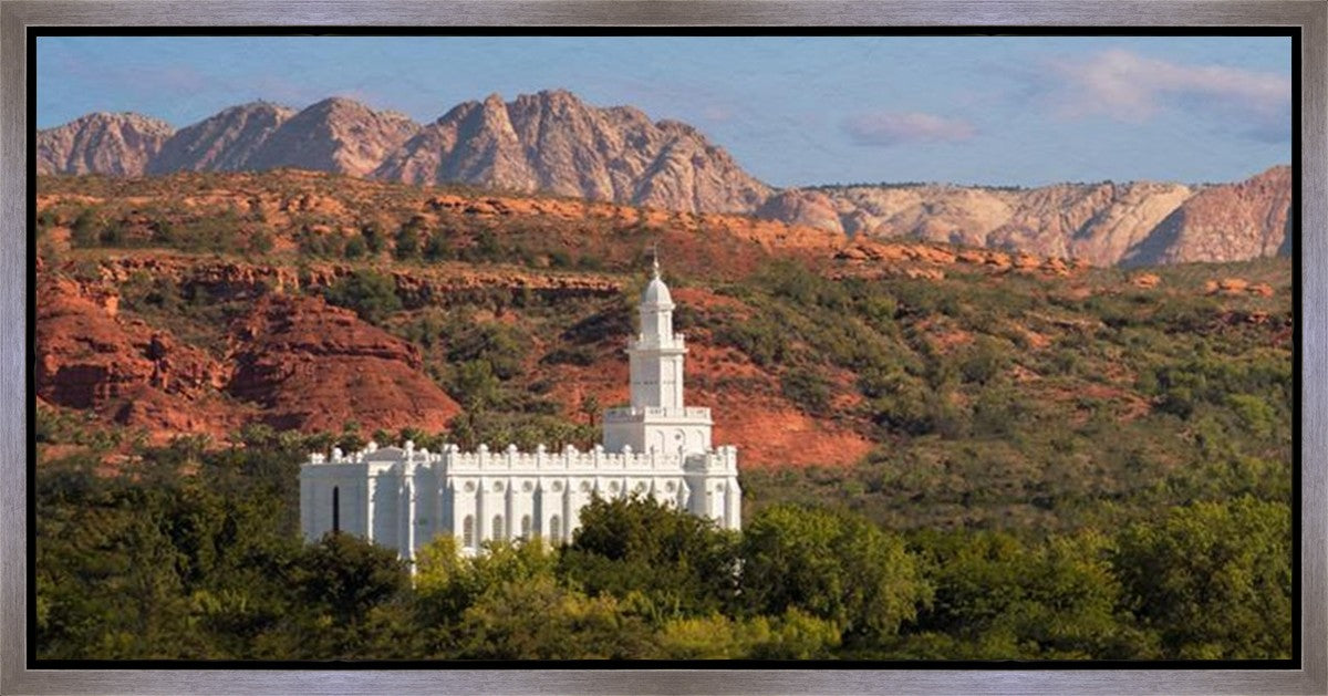 St George Red Cliffs Gallery Wrap