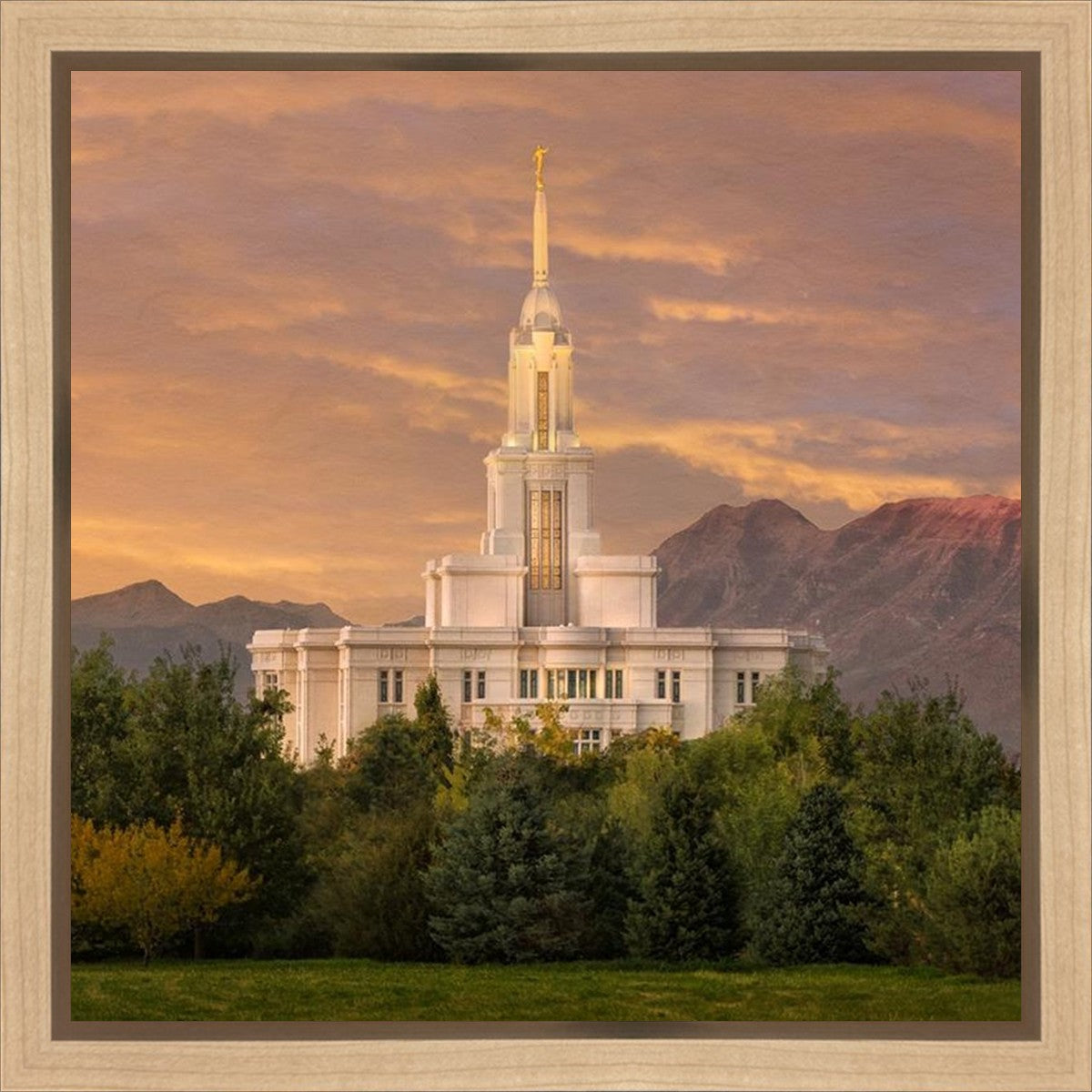 Payson Temple Golden Valley Gallery Wrap