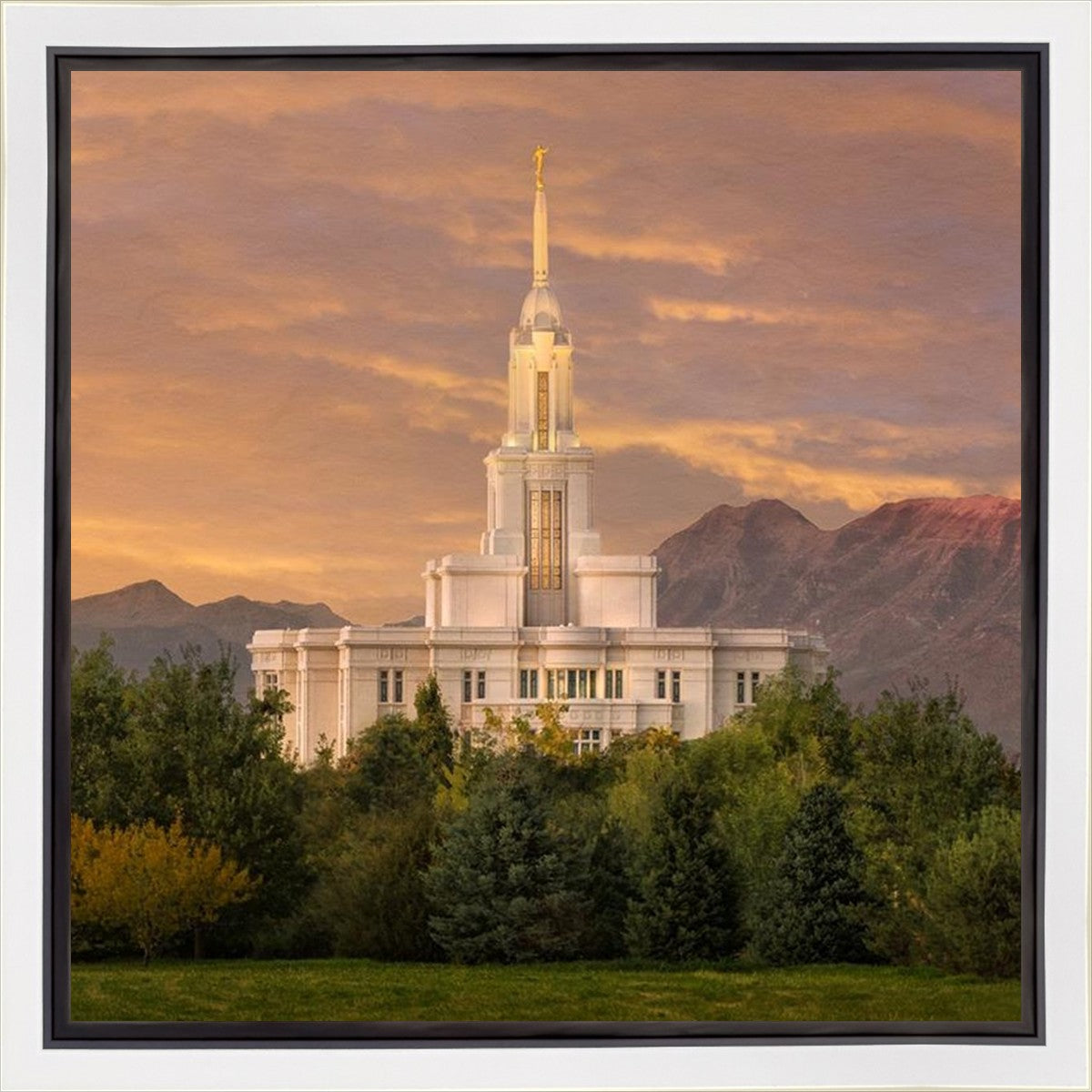 Payson Temple Golden Valley Gallery Wrap