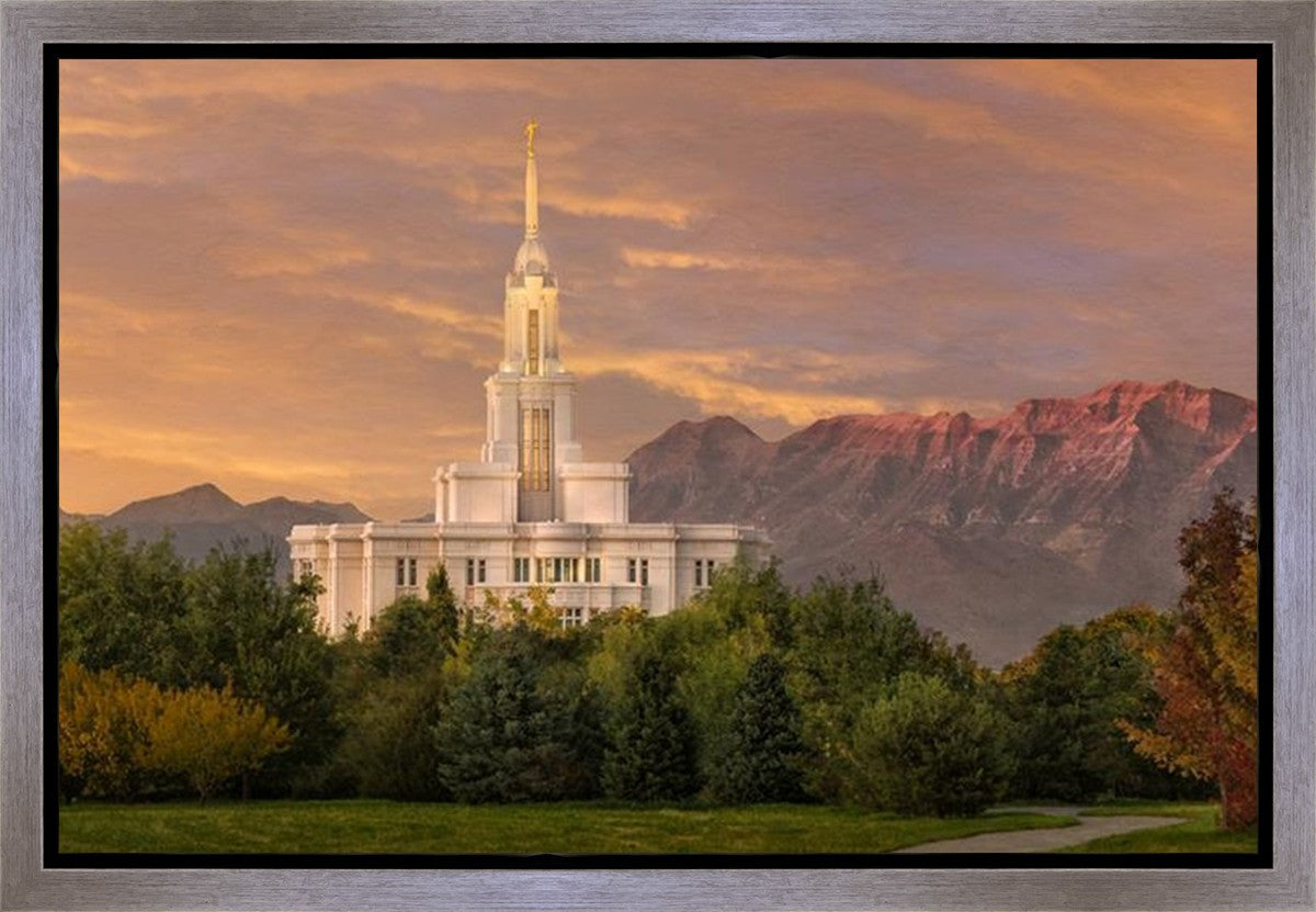 Payson Temple Golden Valley Gallery Wrap