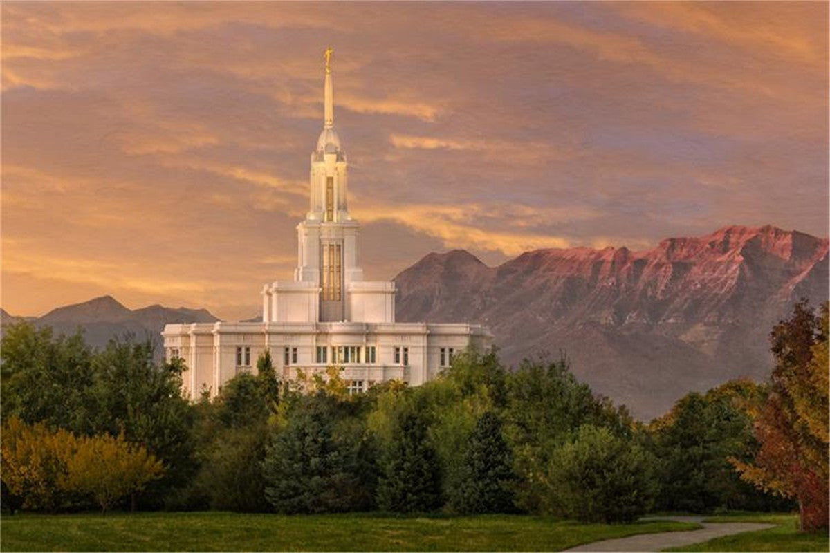 Payson Temple Golden Valley Gallery Wrap