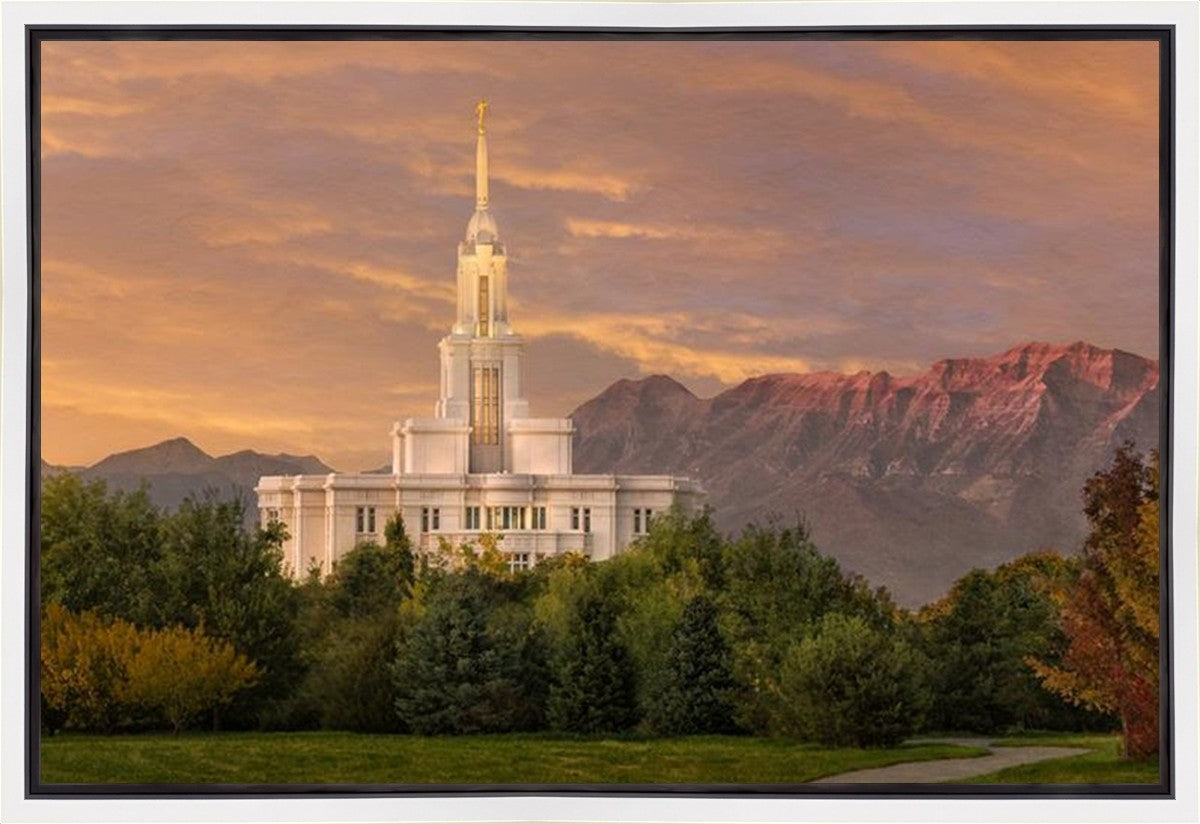 Payson Temple Golden Valley Gallery Wrap