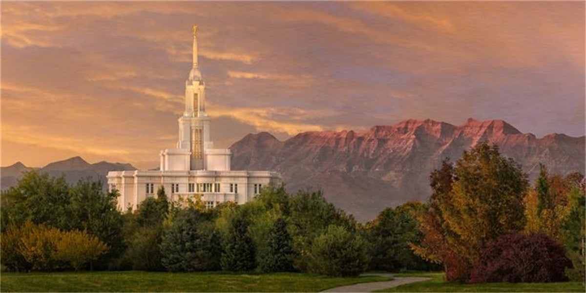 Payson Temple Golden Valley Gallery Wrap