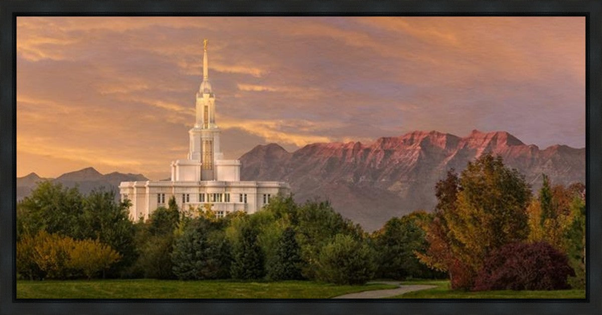 Payson Temple Golden Valley Gallery Wrap