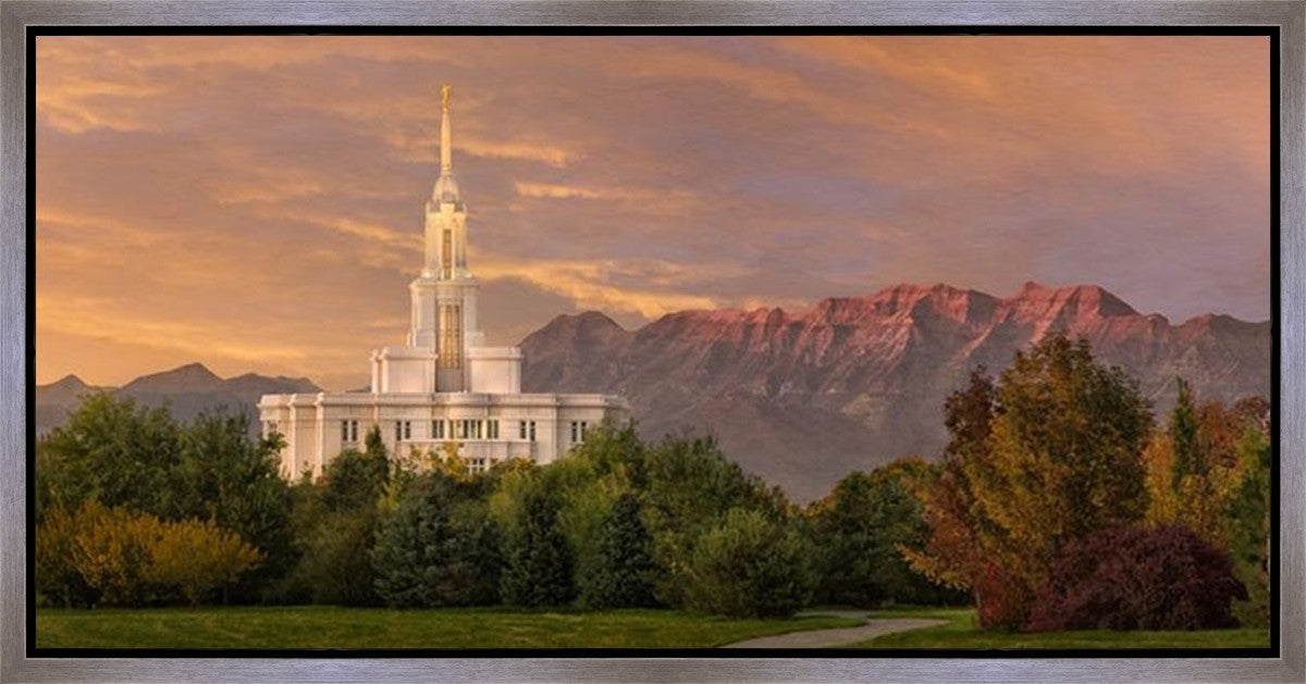 Payson Temple Golden Valley Gallery Wrap