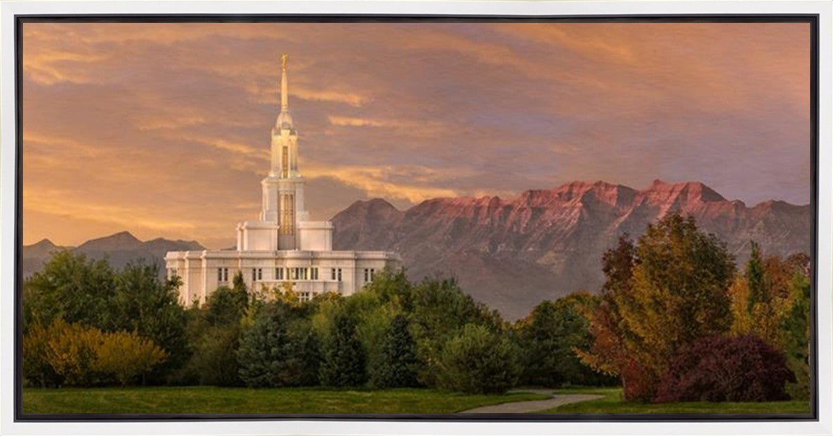 Payson Temple Golden Valley Gallery Wrap