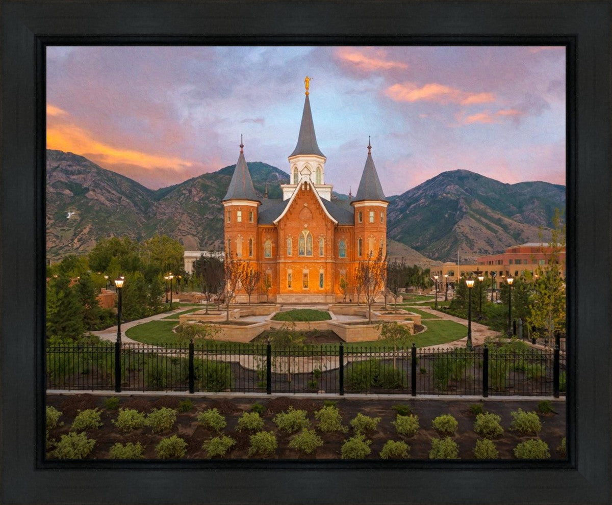 Provo CC Evening Glow Gallery Wrap