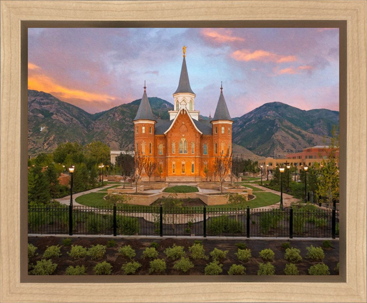 Provo CC Evening Glow Gallery Wrap